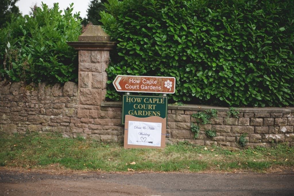 How Caple Court wedding