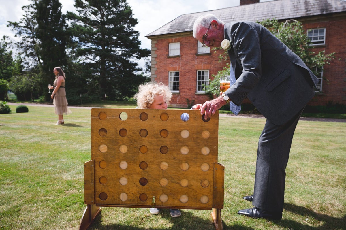 Connect 4 at a wedding
