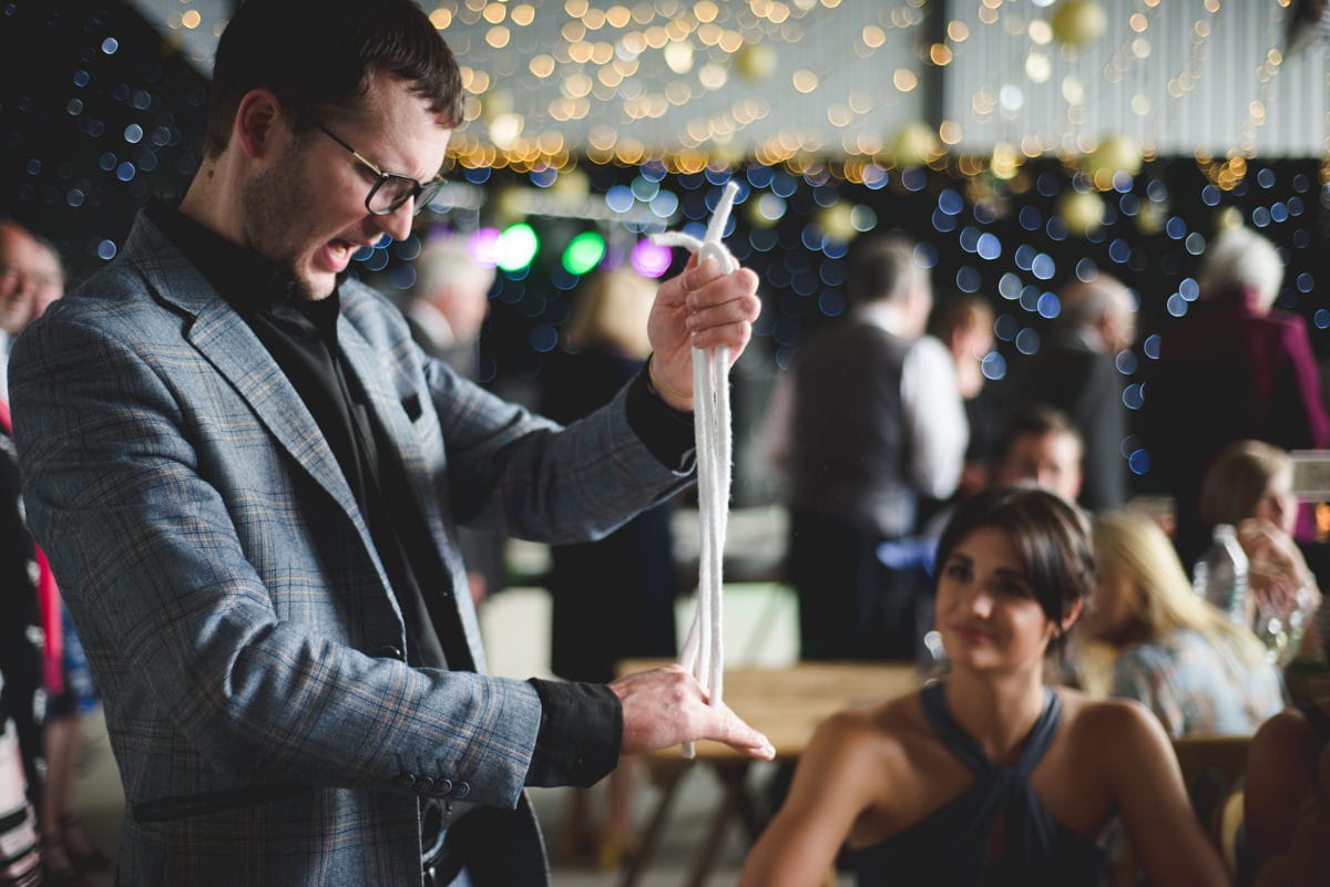 wedding entertainment ideas -close up magic