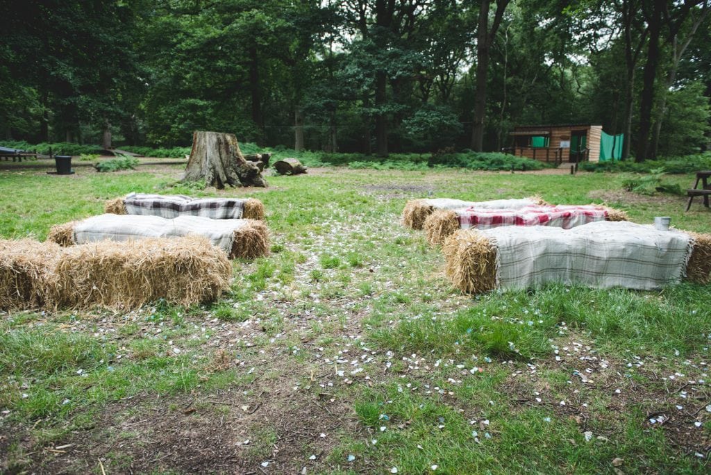 Enchanting Woodland Wedding Photography , ceremony clearing