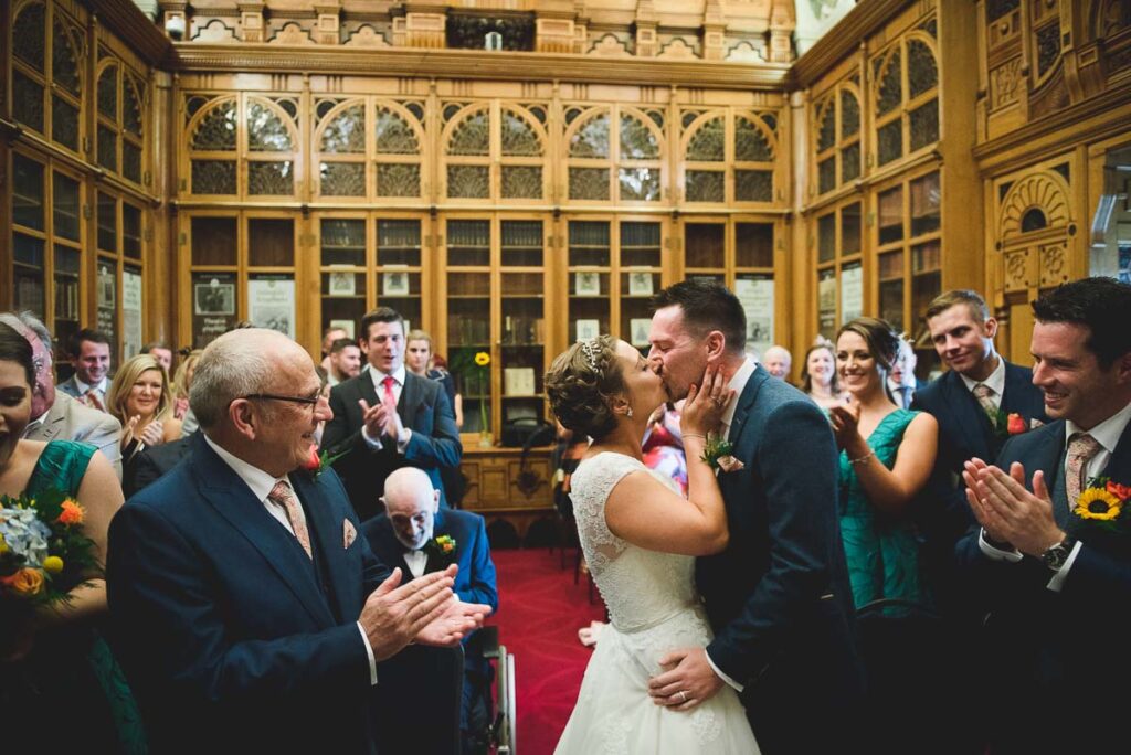Micro Wedding ceremony at Birmingham Library Shakespeare Room