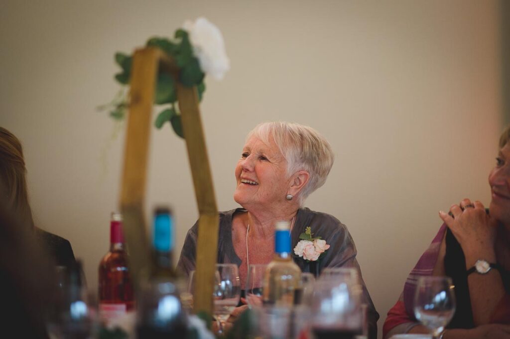 Wedding speeches at Mill Barns