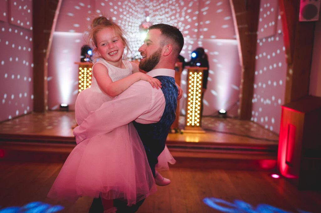 dance floor Mill Barns wedding photography