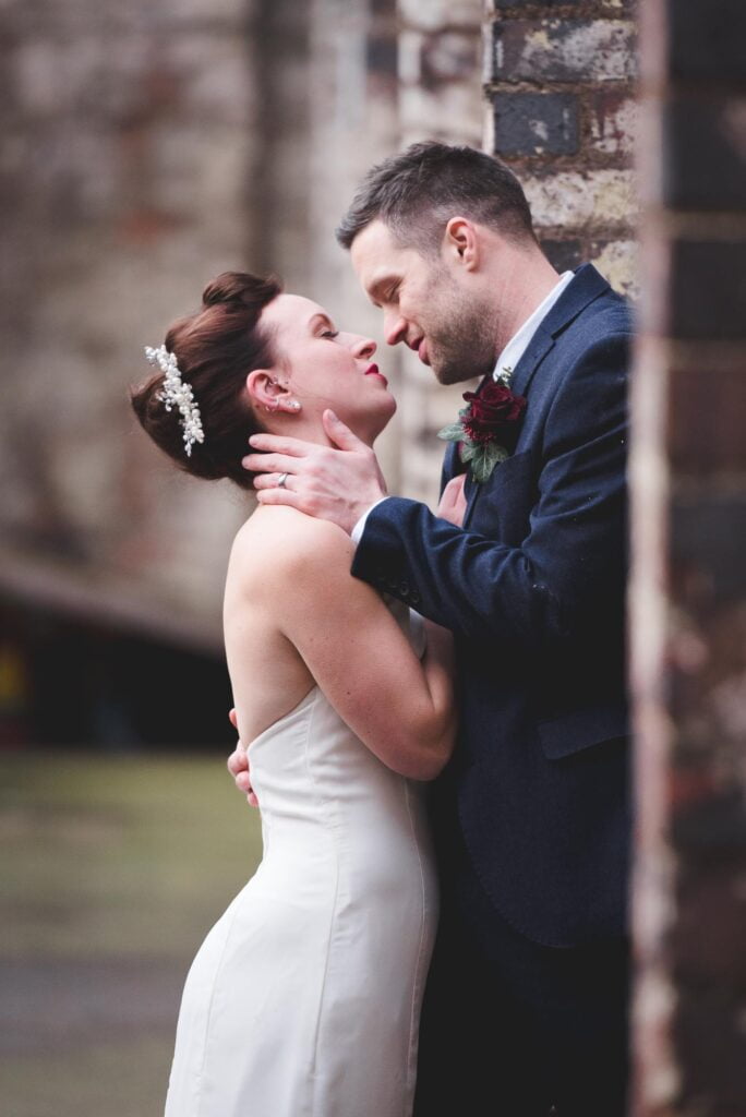 Bond Digbeth Birmingham Wedding Photography of Bride & Groom.